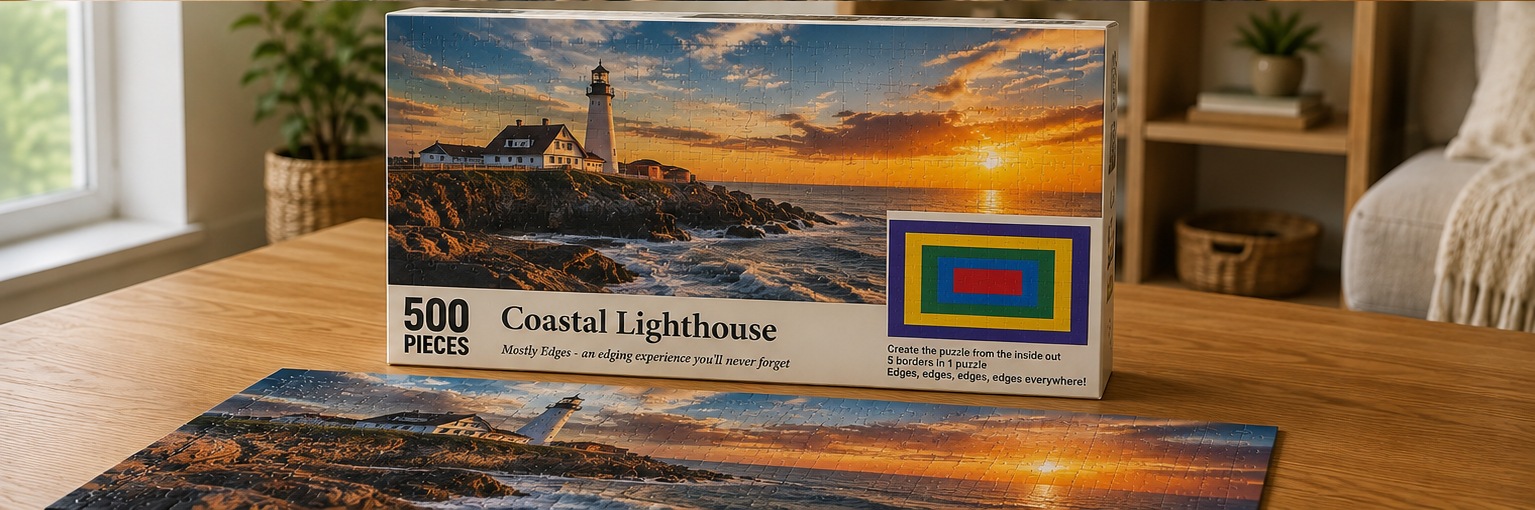 Coastal Lighthouse puzzle box